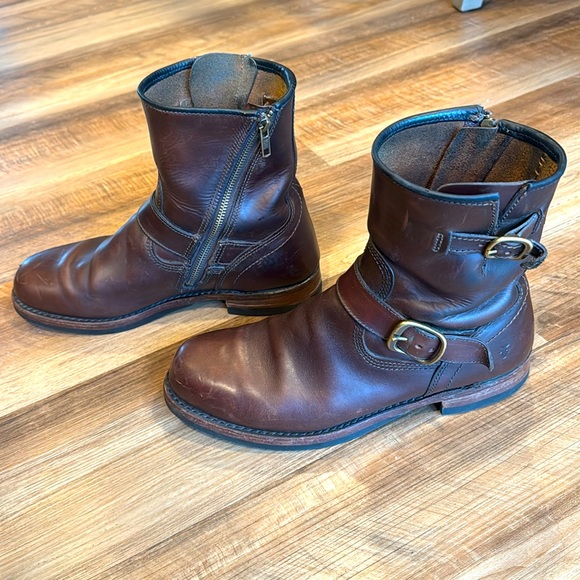 Frye John Addison Engineer boot. Made in USA 9.5 - Picture 2 of 7